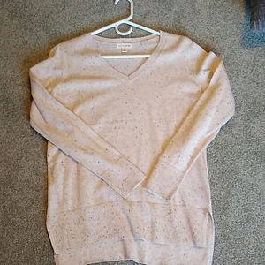 NEVER WORN Long sleeve cream speckled sweater